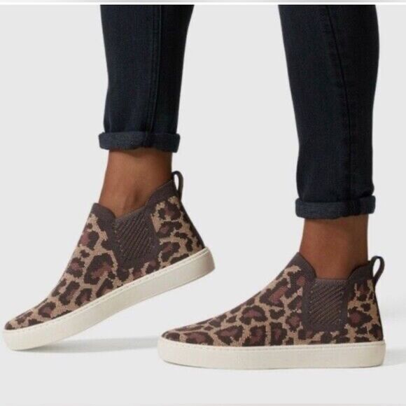 Rothy’s Chelsea Wildcat Boots Leopard Print 7.5 - Picture 3 of 12